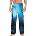 thumbnail image 2 of Picia Happy Halloween-1 Mens Soft Woven Cotton Elastic Waistband Sleep Pajama Pant Lounge Sleep Pant With Pockets And Drawstring-Large, 2 of 9