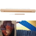 thumbnail image 4 of Knitting Loom, With Elbow Crochet Hook Kids Sewing Toys, Rectangular Beginner For Women, 4 of 8