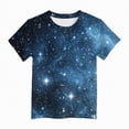thumbnail image 4 of UAYOTSE Girl's Graphic Tees Kids Cute Shirts Nebula Slogan Loose Fit Casual Summer Tops,Sizes 6-7 Years, 4 of 4