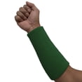 thumbnail image 5 of COUVER 9 Inch Extra Long Thick Terry Cotton Athletic Wristbands Green 1 Pair (Unisex), 5 of 11