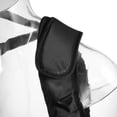 thumbnail image 3 of Riñonera multifuncional de nailon para hombre, oculta bajo el brazo, tipo bandolera (negra), 3 of 7
