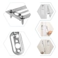 thumbnail image 3 of Raindrops 2Ud Cerradura De Cadena Para Puerta Con Inoxidable Alta Resistencia, 3 of 7