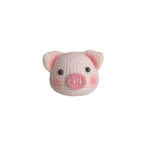 de ganchillo para muñecas DIY, accesorios para tejer a mano, adornos, regalo pardultos principiantes Cerdito Zulema Muñeco De Ganchillo