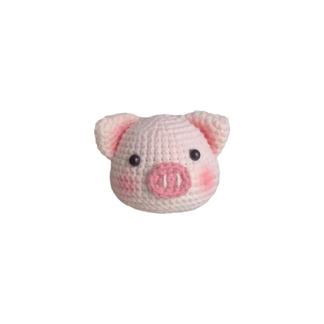 de ganchillo para muñecas DIY, accesorios para tejer a mano, adornos, regalo pardultos principiantes Cerdito Zulema Muñeco De Ganchillo