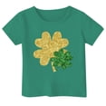 thumbnail image 3 of Girls Tops - St Pat Print Round Neck Short Sleeve Tees for Stylish Young Girls, 3 of 3