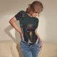 thumbnail image 3 of Balery Stylish Avian Gathering Body de cuello redondo de manga corta para mujer Tops de manga corta Tops básicos-Small, 3 of 7