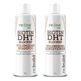 thumbnail image 1 of Champú y acondicionador con biotina para el crecimiento del cabello, champú y acondicionador voluminizador natural con biotina para el crecimiento del cabello, bloqueador de DHT, 1 of 3