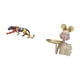 thumbnail image 5 of Estatua de niña con bandeja para llaves. Arte moderno. Figura de animal caminando, adorno decorativo para estantería interior., 5 of 8