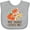 AC-Heather Grey, variant on Inktastic Aunt Loves Me Woodland Fox Boys or Girls Baby Bib