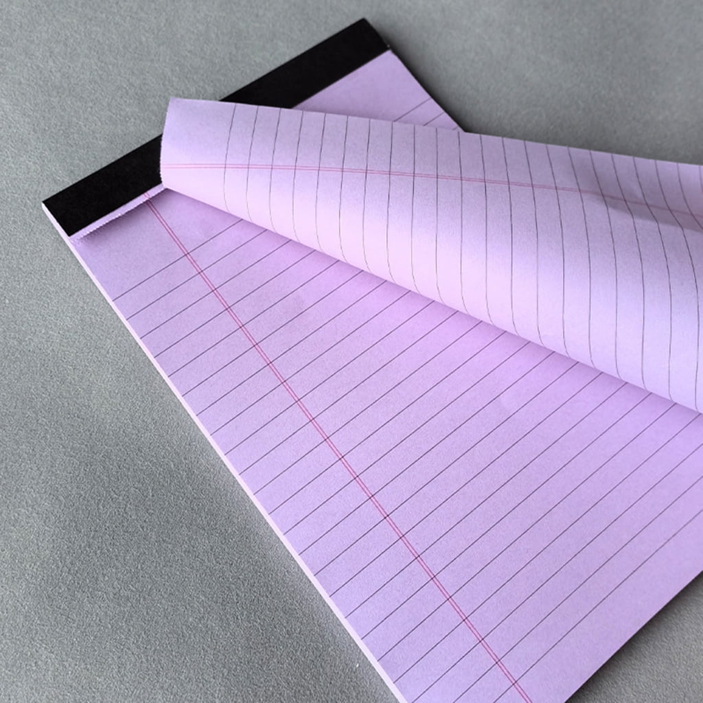 4Pcs Tearable Notepads for Noting, 50 Sheet Double Sided Lined Writing Pad