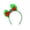 Green1, variant on DFEK Sports Event Headbands for Women Cheerleading Colorful Bowknot Hair Accessories Photo Taking Headpiece Supportive Girl Fans Red1 One Size