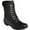 Black, variant on Sperry womens Saltwater Tall Leather Cozy Rain Boot, Black, 10 US