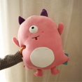 thumbnail image 2 of Almohada De Peluche De Felpa De 19.6"S, Juguete De Peluche Suave Del Diablo, Decoración De Animales De Peluche Demonio, Bonito Regalo De Acompañamiento/Cumpleaños/Regalo De Festiva, 2 of 4