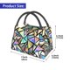 thumbnail image 2 of Fotbe Colored Glass Bolsa Térmica Portátil con Estampado, Bolsa de Entrega de Alimentos Aislada, Bolsa Reutilizable de Gran Capacidad para Comidas y Supermercado, 2 of 6