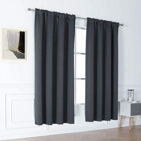 Kitchen Blackout Curtain Panels 72 Inch, What Size Curtain For 72 Inch Window