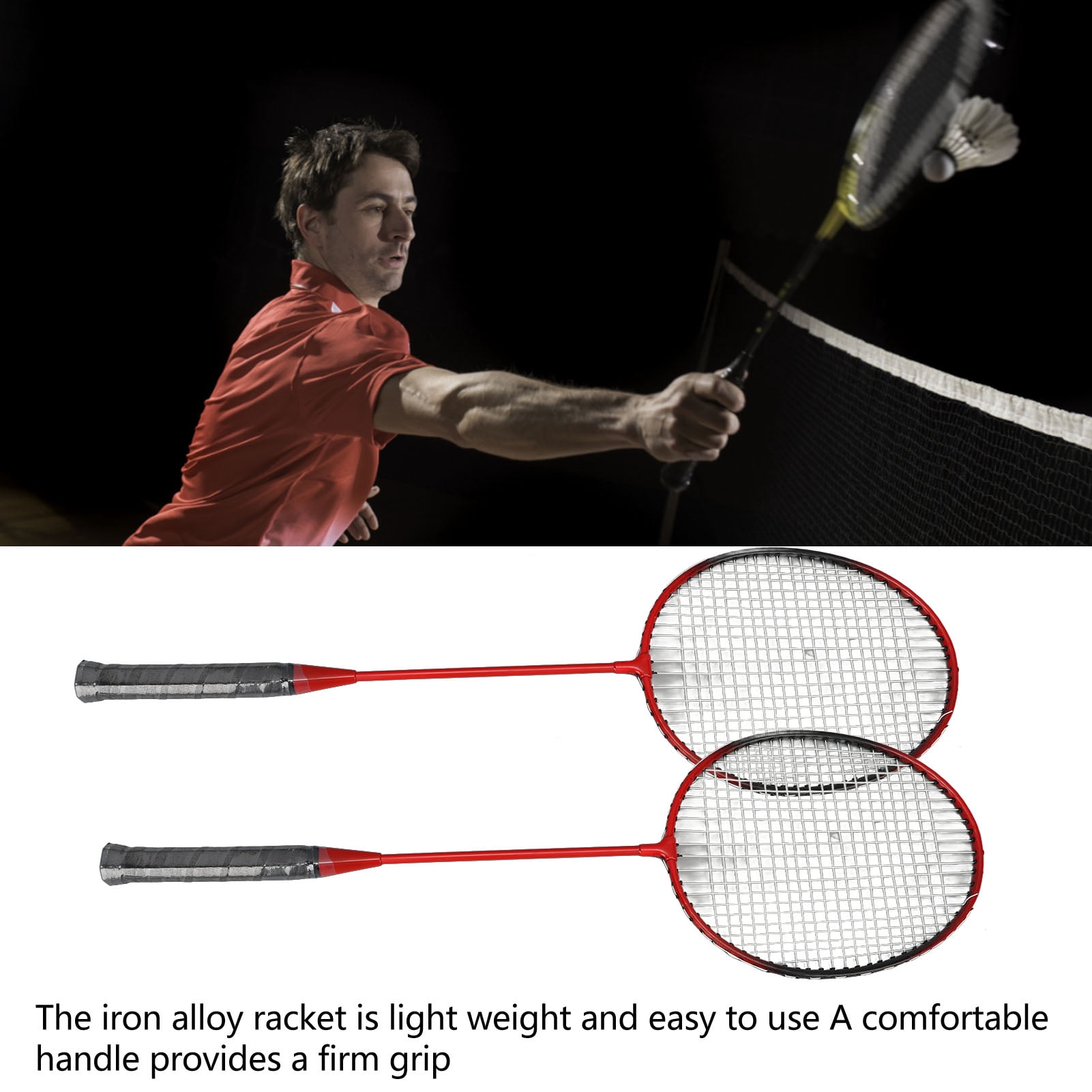 Raquettes De Badminton En Alliage - 2 Raquettes Roses + Sac, Longueur 650 Mm, Cadre Renforcé, Idéal Pour Débutants - 6