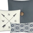 thumbnail image 5 of Lanco Selma 7-Piece Comforter Set, Grey, King, Fill Polyester, Solid Color, 5 of 5