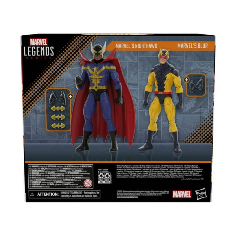 Marvel Squadron Supreme Nighthawk & Blur Action Figure 2-Pack