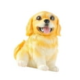 thumbnail image 4 of Estatua de cachorro, figura en miniatura, mini colección decorativa, figuras de perro, figura de perro para armario de entrada, sala de estar, hogar Perro perdiguero dorado, 4 of 8