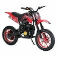 thumbnail image 2 of Jnismy Gasoline 49cc Dirt Bike for Kids,4-Stroke Gas Power Mini Dirt Bike,Off Road Mini Motorcycle,Children Pocket Motorbike with Disc Brakes,Red, 2 of 13