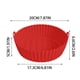thumbnail image 2 of Fiudx Bandeja para Freidora, Almohadilla de Silicona Antiadherente para Hornear, Accesorio Reutilizable Ecológico, Mantiene La Comida Fresca y La Freidora Limpia, Ideal para Familias, Apta para Lavav, 2 of 2