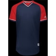 thumbnail image 1 of Adult Classic V-Neck Jersey - Navy, True Red & White - Small, 1 of 1