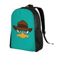 thumbnail image 2 of Perry The Platypus Backpack Fashion Casual Unisex Laptop Computer Daily Bookbag Cartoon School Hiking Work Business Travel Daypacks, 2 of 8