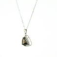 thumbnail image 2 of Women's Trillion Cut Smoky Topaz with Cubic Zirconia Pendant and Necklace Set, 2 of 7