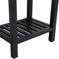 thumbnail image 5 of Pemberly Row 18" Single Resin Top Metal Bathroom Vanity in Black, 5 of 14
