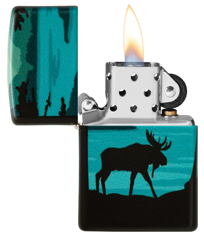 Zippo Moose Landscape 540 Color Design Pocket Lighter