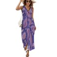 thumbnail image 1 of Paisley Print Vestido Sin Mangas , Vestidos De Lujo Para Ocasiones Oficiales, 1 of 5