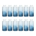 thumbnail image 1 of 12 jarrones de cristal con forma de capullo, jarrones decorativos para el hogar, contenedores sencillos para plantas. Azul degradado, 1 of 9
