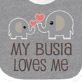 thumbnail image 4 of Inktastic My Busia Loves Me Childs Boys or Girls Baby Bib, 4 of 4