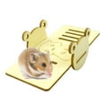 thumbnail image 5 of XROMTBEM Hamster Maze Wooden Tube Tunnel Cage Seesaw House Swing Small Animals Pet Interactive Playing Training Rest Exercise Toy, 5 of 19