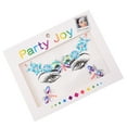 thumbnail image 2 of Soidarity Joyas para la frente de ojos, pegatinas autoadhesivas de diamantes de imitación, maquillaje facial ostentoso, decoraciones DIY para mujeres, Tratamientos faciales Tipo 1 Soidarity CE013627-01B, 2 of 6