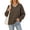 Coffee, variant on yillto Womens Sweater Knit V Neck Ruffled Long Sleeve Tops Soft Warm Pullover Sweaters for Fall Winter