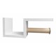 thumbnail image 2 of Porta Rollo Papel Higiénico Mdf Con Estante Moderno Baño Blanco, 2 of 5