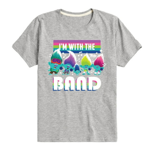 Trolls - Band Together - Im With The Band - Toddler and Youth Short Sleeve Graphic T-Shirt