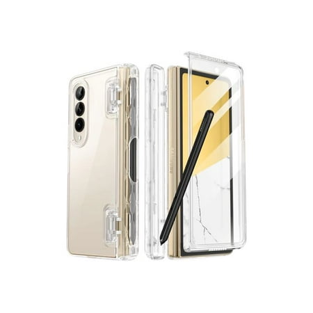 i-Blason Halo - Protective case for cell phone - thermoplastic polyurethane (TPU) - clear - for Samsung Galaxy Z Fold4
