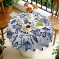 thumbnail image 4 of Round Tablecloth 60x60 Inch Round Spring Summer flower Table Cover for Dinner Party Picnic, 4 of 5