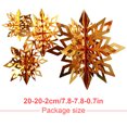 thumbnail image 2 of 1 Set Christmas Decorations Funny Exquisite Simple Style Stereo Indoor Hanging Prop Festival Adornment Decor for Scene Layout Golden, 2 of 6