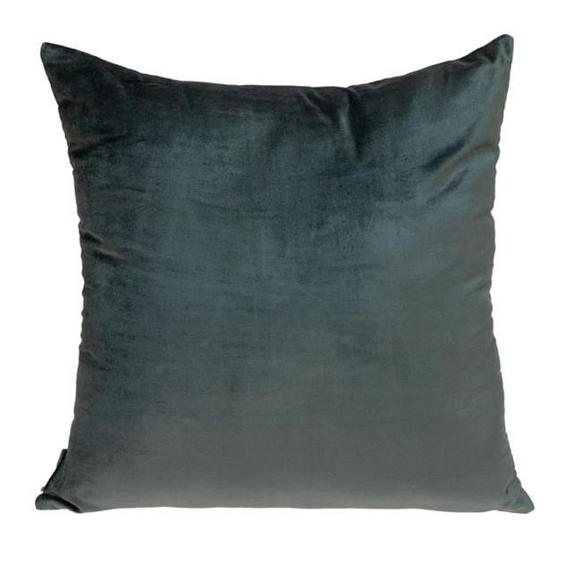 HomeRoots 402786 Dark Gray & Pink Dual Solid Color Reversible Throw Pillow, Multi Color