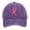 1-Purple, variant on Peichun Unisex Cancer Awareness Hats Survivor Gifts for Woman Cancer Prevention Month Theme Embroidered Comfy Soft Top Retro Washed Baseball Caps 3-White One Size