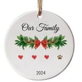 thumbnail image 2 of Ganfancp 2024 Navidad Colgar Regalos de Navidad para La Familia Colegas Árbol de Navidad Decoración Redonda Ofertas de La Semana 1X Colgante, 2 of 7