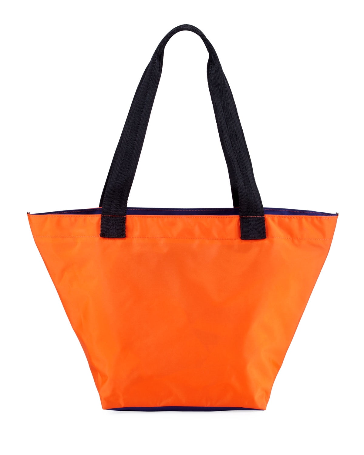 Studio 33 Medium Two-Tone Nylon Tote Handbag orange - Walmart.com