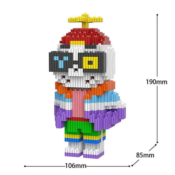 Undertale Figure Ink!sans Building Blocks Figure Styles Assemble