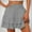 Gray, variant on Ofreoo Women's Summer Casual Imitation And Linen Solid Color High Waisted Large Hem Skirt Cargo Skirt Deal of the Week