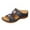 Black, variant on Abcnature Women Sandals Clearance 2023! Women's Platform Wedge Sandals with Arch Support Fashion Wedge Heel Embroidery Flower Sandals Summer Athletic Outdoor Beach Sandals Non-Slip
