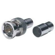 Two-Piece 75 Precision BNC Connectors for RG-6 (Set of 25)