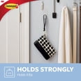 thumbnail image 4 of Command Clear Hook with Clear Strips, Large, 1 Hook, 2 Strips/Pack, 4 of 10